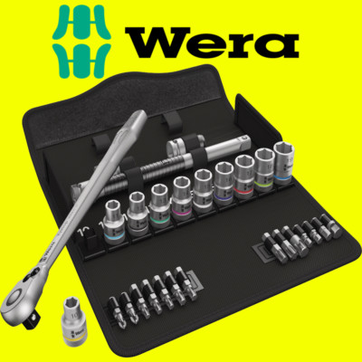 Wera Tools Zyklop Metall-Knarrensatz mit Schalthebel 1/2 Antrieb metrisch - 4078001