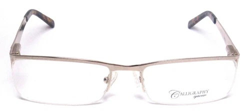 CALLIGRAPHY EYEWEAR Salinger Eyeglass/Glasses Frames 55-17-140 Gold NEW
