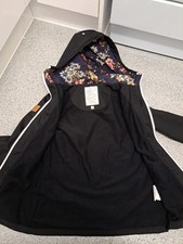 Clement Eden Coats Ladies Black Fleece Lined Jacket S Designer
