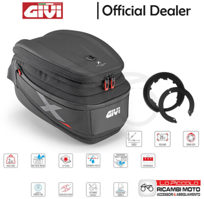 BF34+XL06 Tankrucksack Tanklock GIVI Keeway Rkf 125 2018/2022
