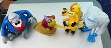 Lot of 4 Disney Monsters Inc. 2001 McDonalds Toys Very Good Condition