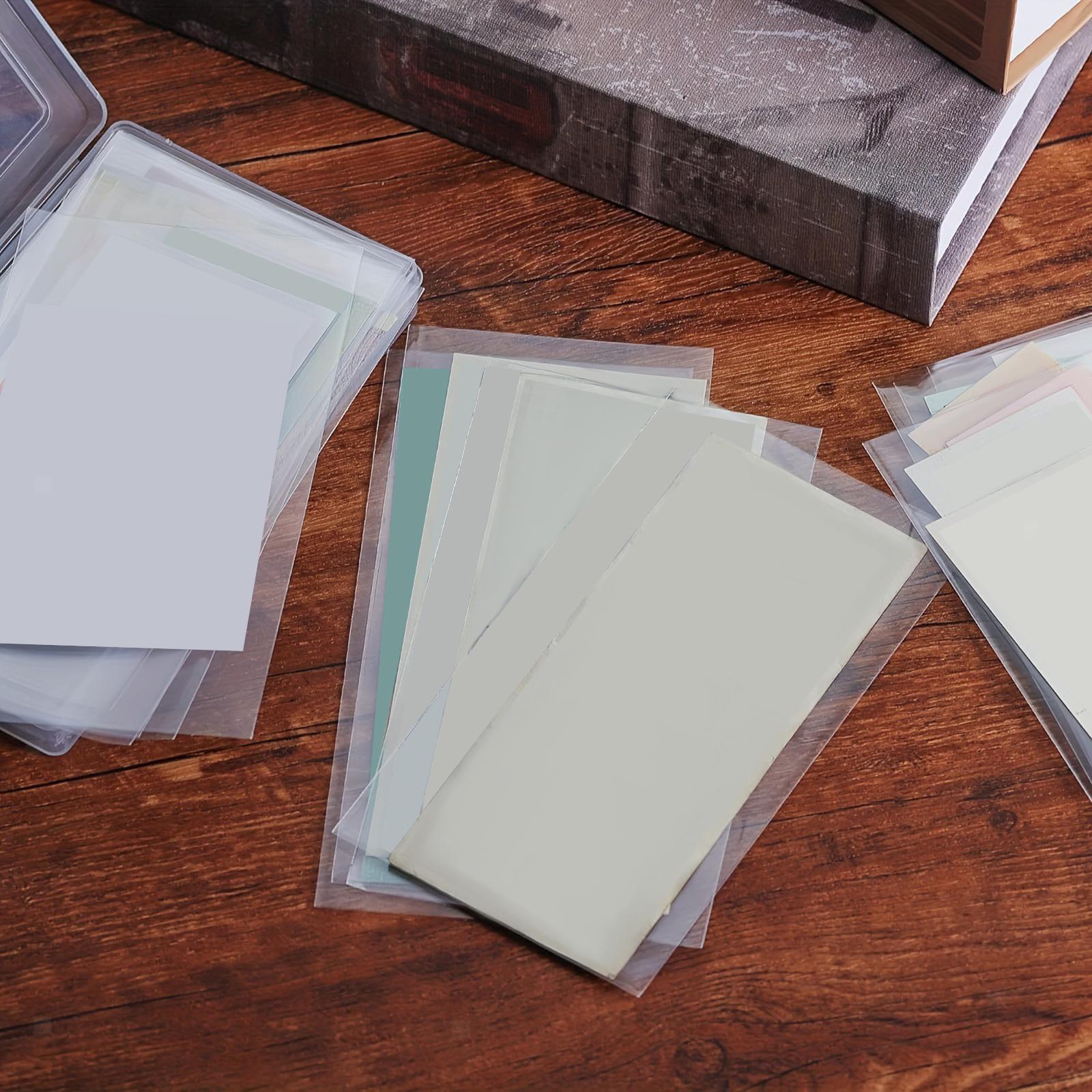 100Pcs Banknote Protector Currency Sleeves Dollar Bill Sleeves