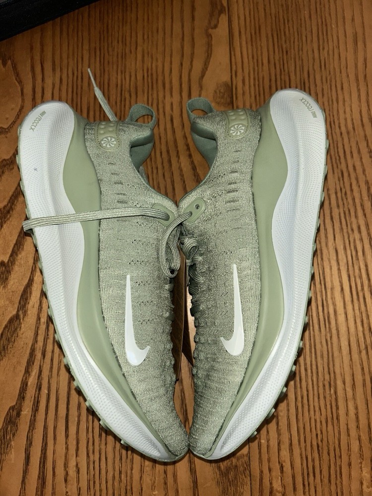 Nike ReactX Infinity 4 Mens Running Shoes Size 9.5 Oil Green