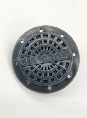 Teenage Ninja Turtles TMNT Rocksteady Shield Original Accessory 1988 city sewer