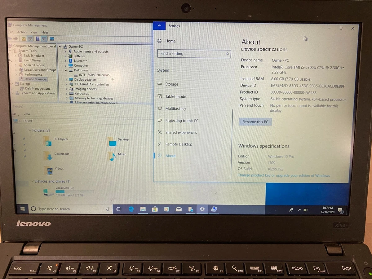 Thinkpad x250 deals ram upgrade
