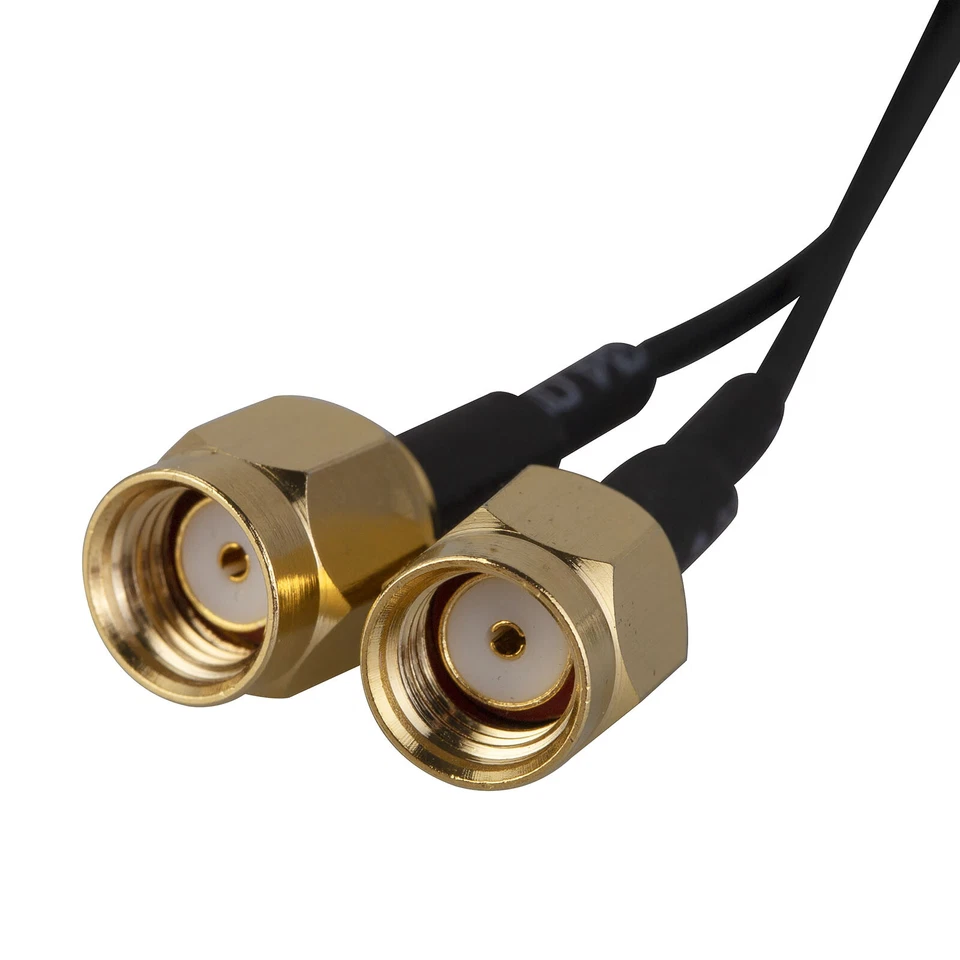 PC WiFi Wireless Antenna Rotatable Aerial Panel RP-SMA Male Cable Magnetic Stand - Image 4 of 4