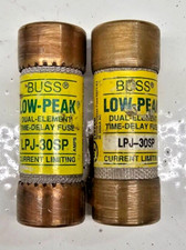 2 pack of Buss Low-Peak Dual Element Time Delay Fuse LPJ-30SP