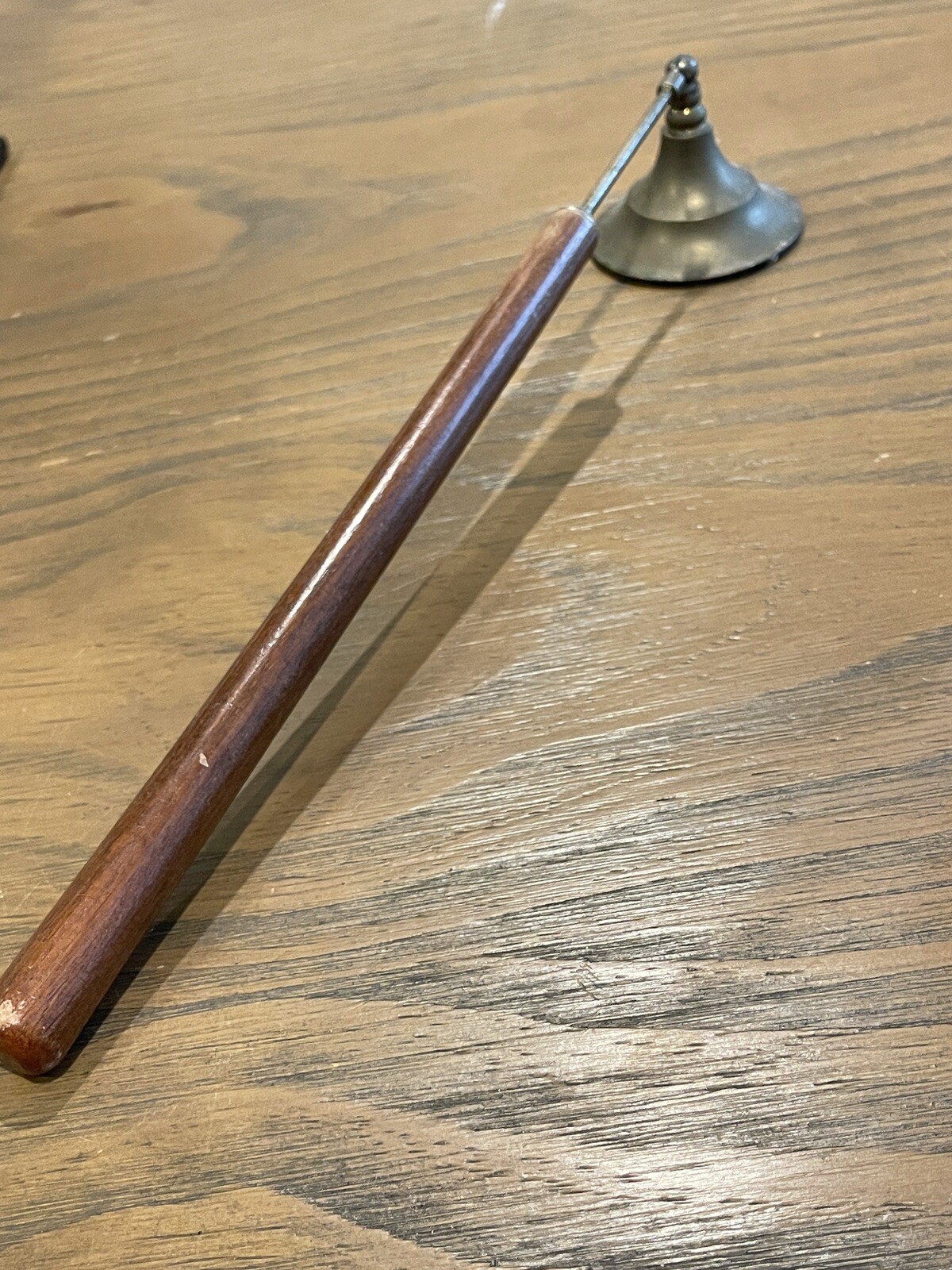 Brass Church Candle Snuffer Long Wood Handle Vintage 1950s 60s eBay