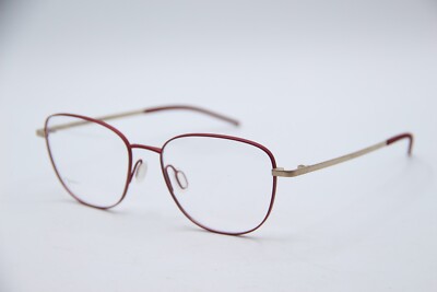 NEW ORGREEN DENMARK TETHER 1127 RED GUNMETAL AUTHENTIC FRAMES EYEGLASSES 52-17