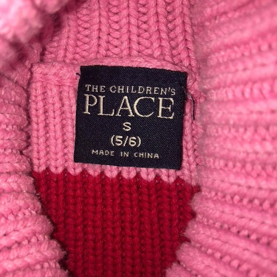 Colorful Kids Turtleneck Sweater Size S 5/6 By The Childrens Place - Image 4 of 4