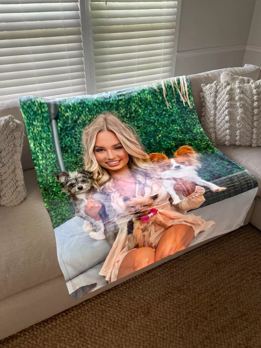 Create photo fleece blanket new arrivals