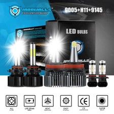 H11 9005 LED Headlight Hi Low Beam Fog Light 9145 9140 for Toyota Sequoia 08-17