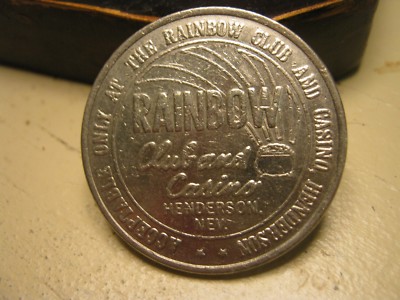  Vintage Rainbow Club and Casino Henderson Nevada $1 Token Coin