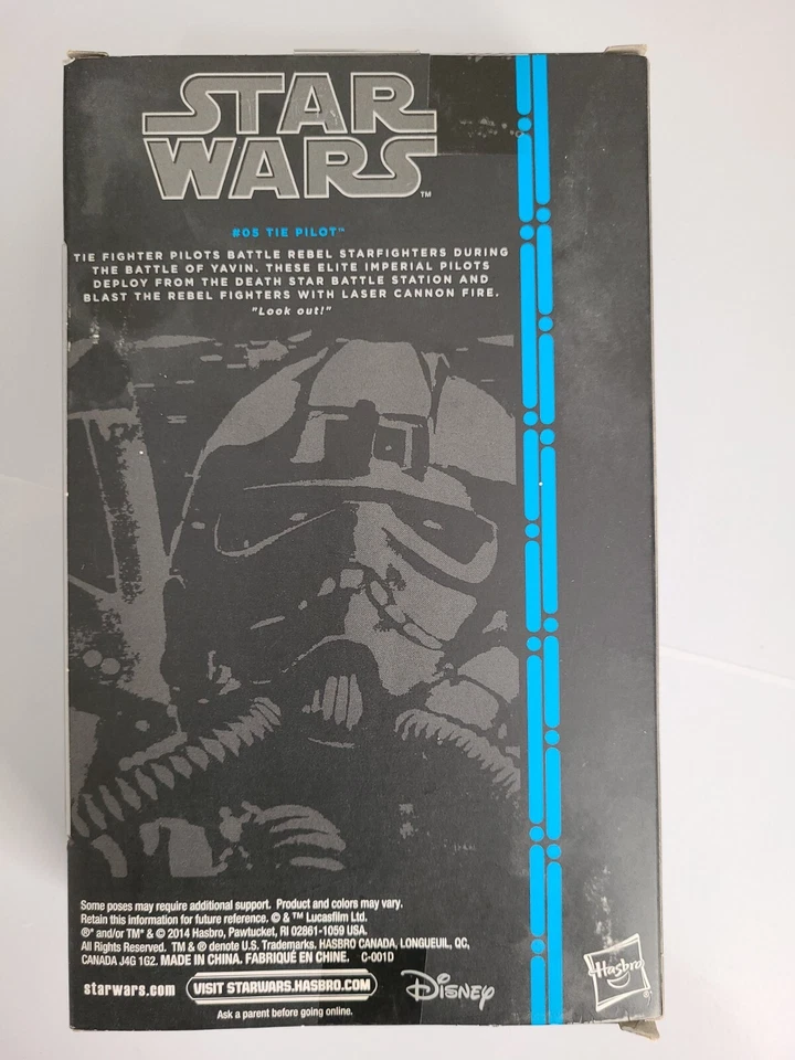 Star Wars Black Series 6 pulgadas #05 Blue Series - TIE Fighter Pilot Foto 3 de 3
