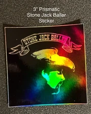 Grateful Dead - Pigpen - 3” Prismatic Stone Jack Baller Sticker - Free Ship!