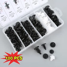 For Nissan Suv Car Bumper Fender Liner Push Type Retainer Clips Fastener 100Pcs