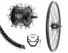 Vorderrad 28" Nabendynamo Hohlkammerfelge Felgenbremse schwarz 19-622 28 Zoll