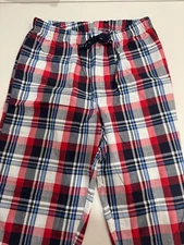 Perry Ellis Portfolio Men Sleepwear Pants XL Red Plaid 