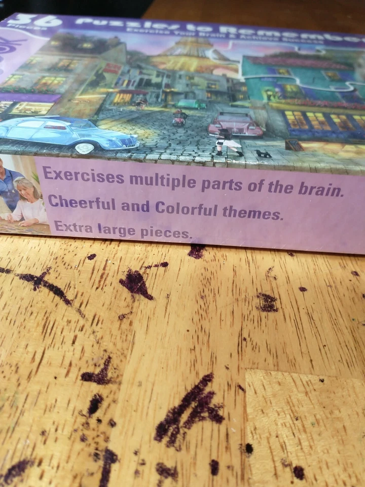 Springbok 36 Piece Puzzles Eiffel Magic 2017 Allied Products extra large pieces - Image 2 of 4