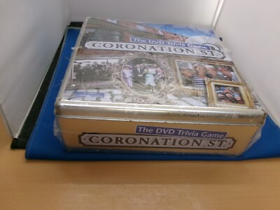 Coronation Street die DVD Quiz Party Spiel in Geschenkdose! NEU!! Factory Sealed i5