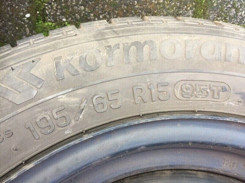 4xkomplette Winterreifen+Felgen 195/65R15 95T für BMW 316,318,320,325,328 usw - Bild 3 von 4