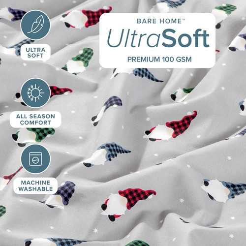 Bare Home 1800 Ultra-Soft Sheet Set Prints - Deep Pockets - Bild 103 von 126