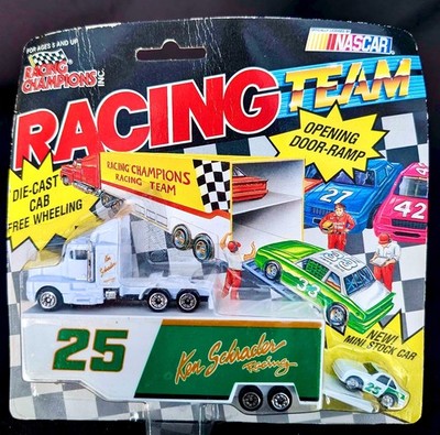 1991 Racing Champions Team Transport Semi Tractor/Trailer w/Car #25 Ken Schrader