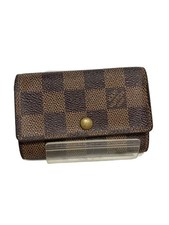 LOUIS VUITTON Multicles 6 Damier Ebene -- Brown All-over pattern Men's