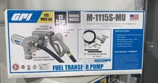 GPI M-1115S-MU 12-GPM 115V AC Manual Fuel Pump (110000-81)