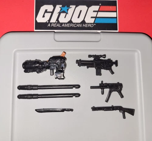 GI Joe Stalker 1994 Complete Weapons Set Original 90's Hasbro Unbroken