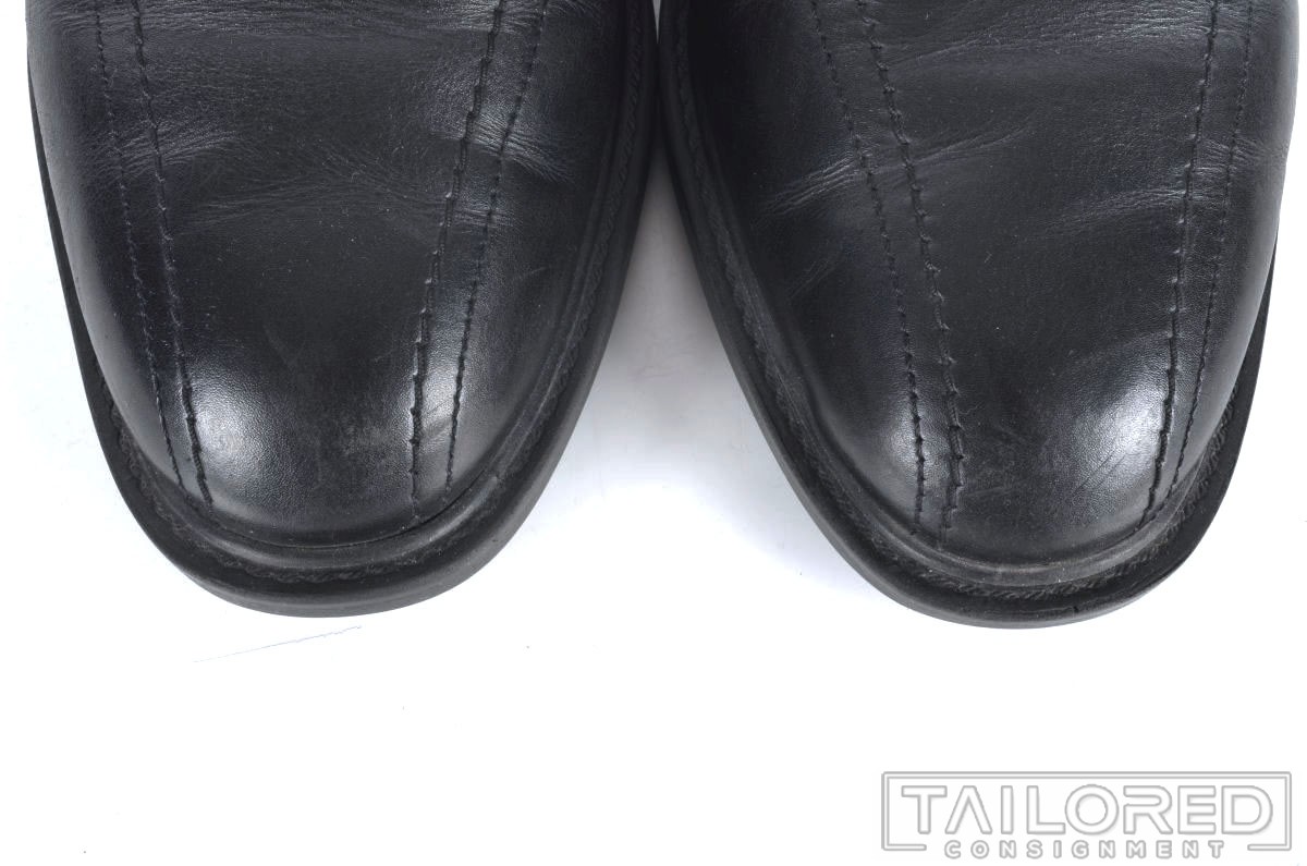 ALLEN EDMONDS Solid Black Leather Split Toe Oxfor… - image 7