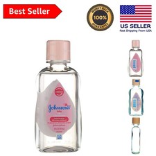 Moisturizing Baby Oil, 3 Fl Oz Each - 3 Count for Ultimate Dryness Protection