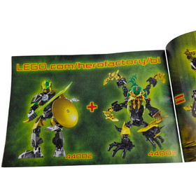 Lego Hero Factory ROCKA 44002 100% Complete Foil Pack Manual Ret 2013 6-12 yr Vg