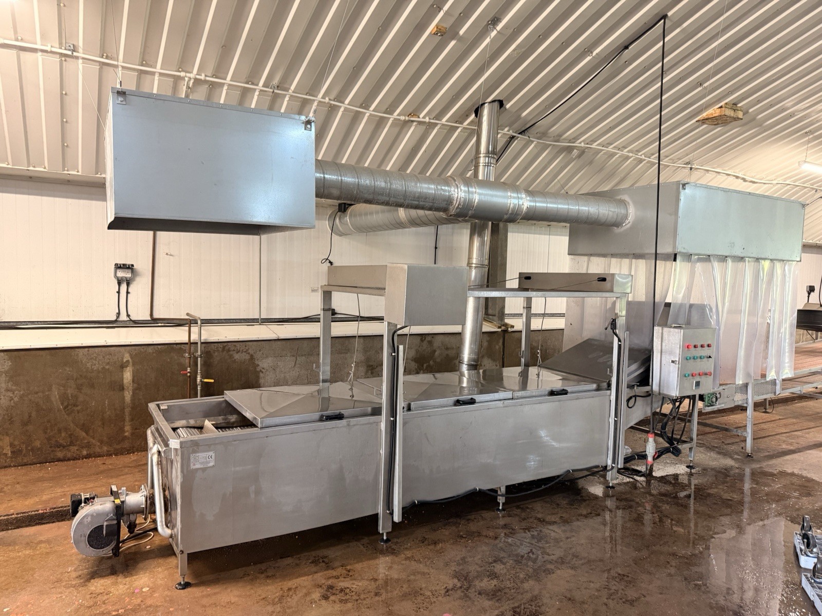 Continuous Fryer Machine