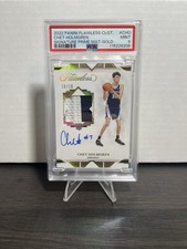 2022 Panini Flawless Chet Holmgren Gold Rookie Patch Auto Psa 9 10/10🔥🔥🔥