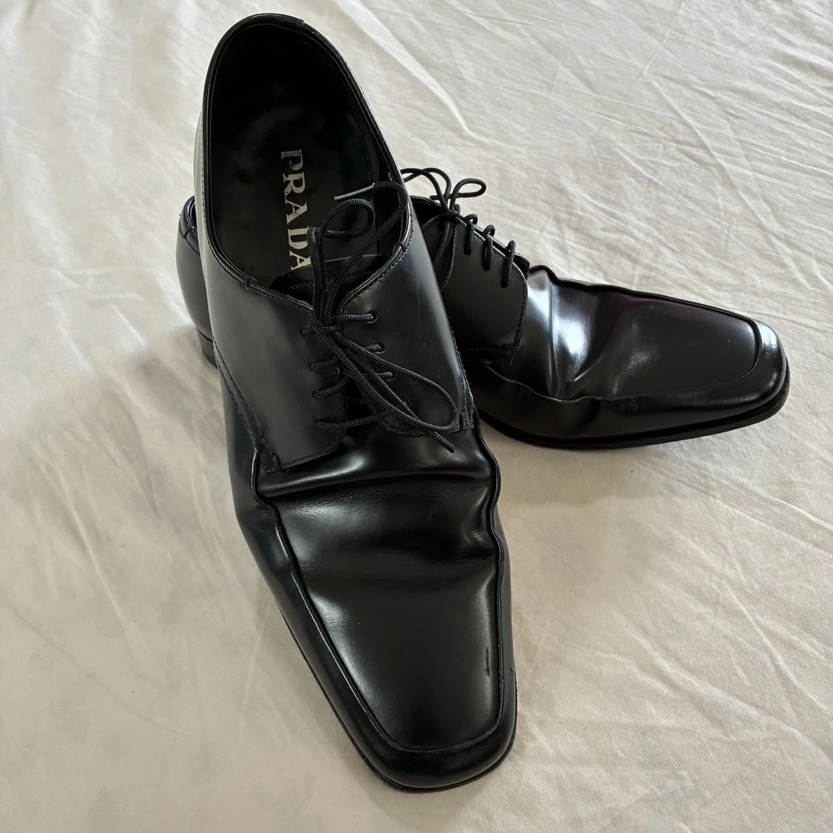 PRADA Patent Leather Dress Shoes for Men for sale | eBay