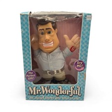 Mr. Wonderful Talking Doll in Box Vintage 2003 16 Phrases