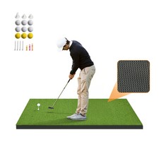 Sturdum 5x4ft Golf Hitting Mat Thickened 36mm Artificial Turf for Indoor/Outdoor