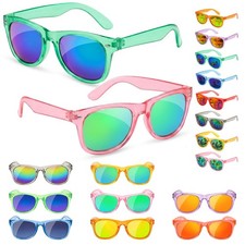 Froman Kids Sunglasses Bulk - 8 Pack Party Favors for 4.9 inches, Multi-color