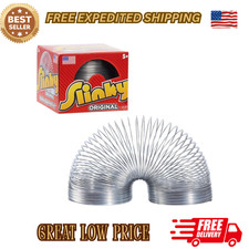 The Original Slinky Walking Spring Toy, 2.75-Inch Diameter Metal Slinky, Fidget 