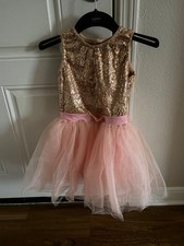 Revolution Dance/Hallowee/Dress up Girls Gold/pink Large Costume