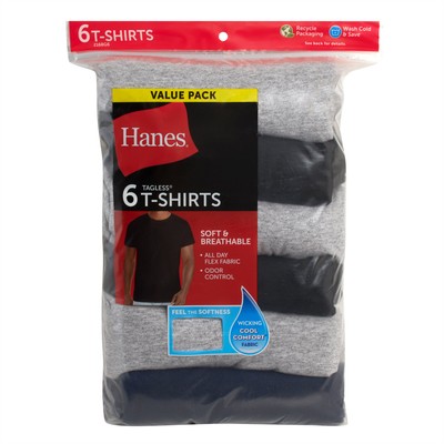 Hanes Men'S Value Pack Assorted Boxer Briefs, 6 Pack