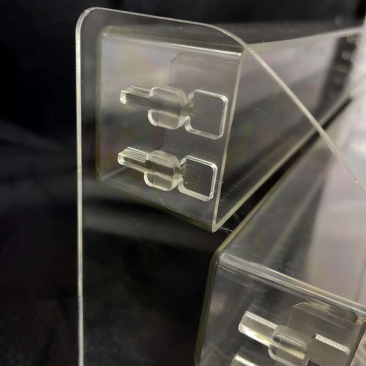 Minesign Nail Polish Holder Organizer Clear Acrylic Nail Polish Tray Fingernail 