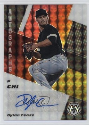 2021 Panini Mosaic Choice Red & Yellow Prizm 80/88 Dylan Cease #AM-DC Auto 1j0t