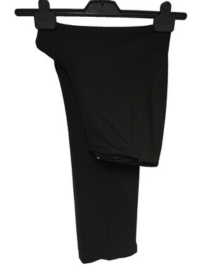 JAEGER SCHWARZE WOLLHOSE GERADES BEIN GRÖSSE 10