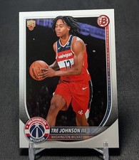 Tre Johnson III Rookie RC 2025-26 Bowman Basketball Card #6 Washington Wizards. rookie card picture
