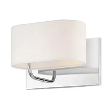 Designers Fountain D253M-WS-PN Midtown 8" Tall Wall Sconce, Polished Nickel