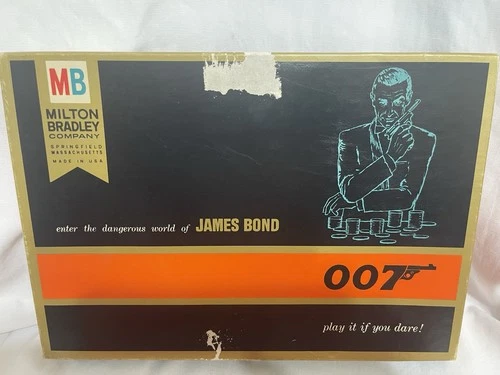 1965 Vtg Milton Bradley board game Enter the Dangerous World of James Bond 007