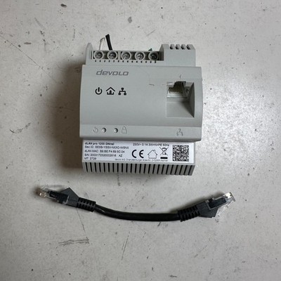 Devolo dLAN Pro 1200 DINrail 1200 Mbps Professional Internet Powerline Brigde