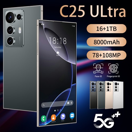 C25 Ultra linke Perforation 7,3 Zoll 4G 16 Megapixel 16+1TB global entsperrtes Telefon - Bild 2 von 19